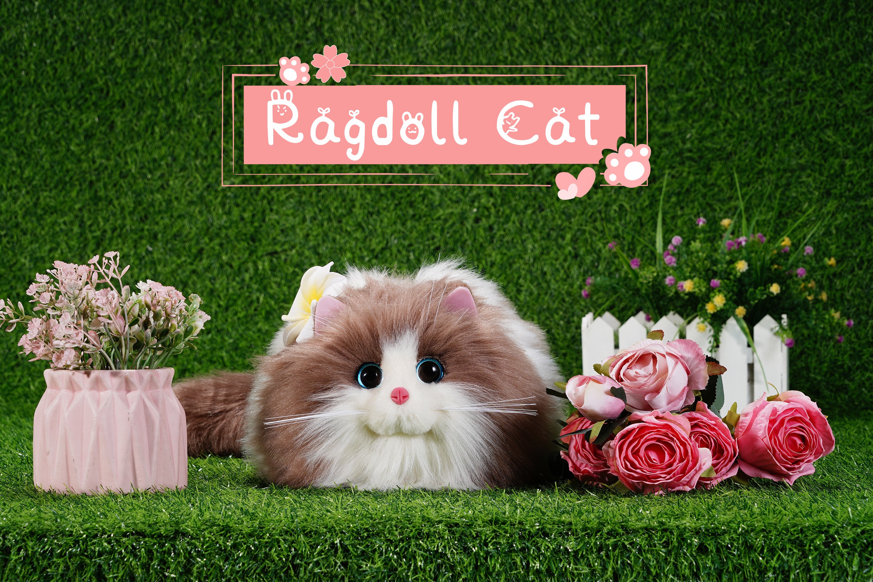 🐱 MEOWCOOL Large Ragdoll Cat Plush Purse